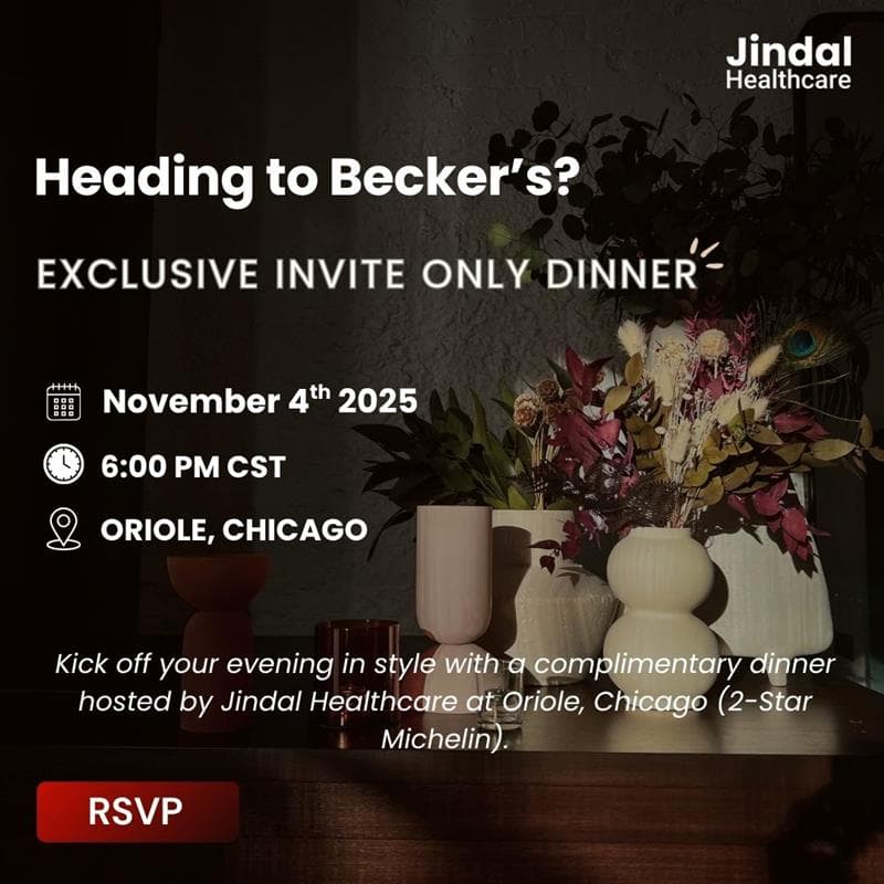 Cover Image for Exclusive Dinner @ Oriole (2-Star Michelin) | Becker’s CEO + CFO Roundtable 2025 – Hosted by Jindal Healthcare