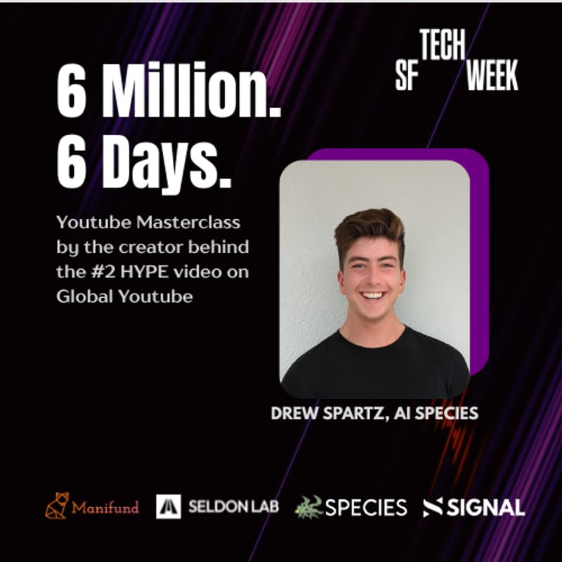 Cover Image for 6 Million Views in 6 Days: YouTube Masterclass with Drew Spartz - AI Species