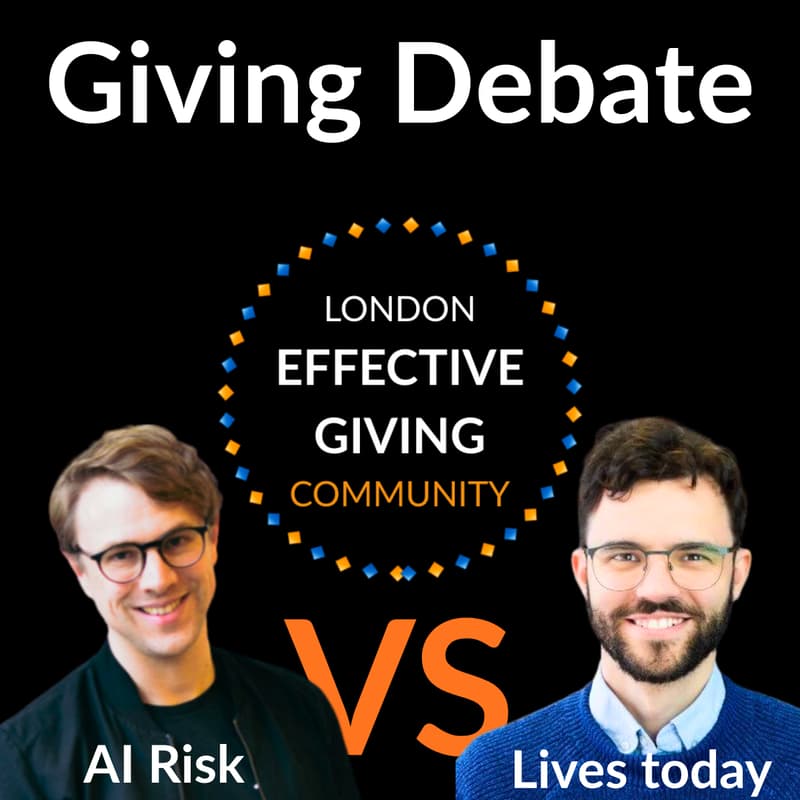Cover Image for Giving Debate: AI-risk vs. Saving Lives Today