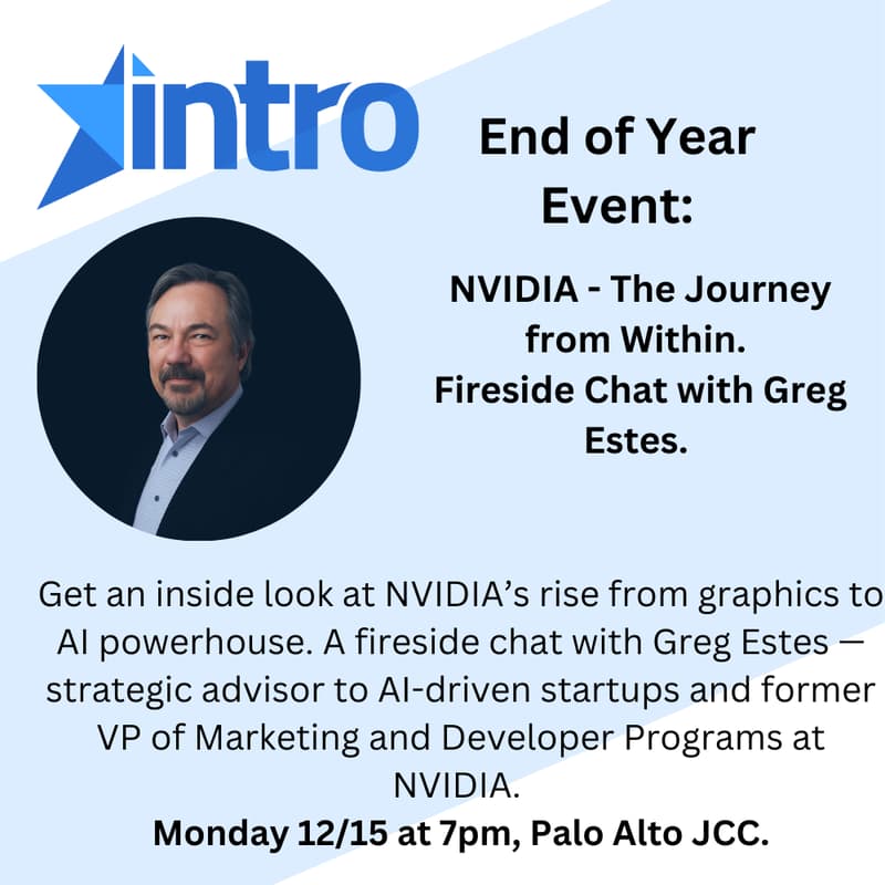 Cover Image for INTRO End of Year Event: NVIDIA - The Journey from Within
