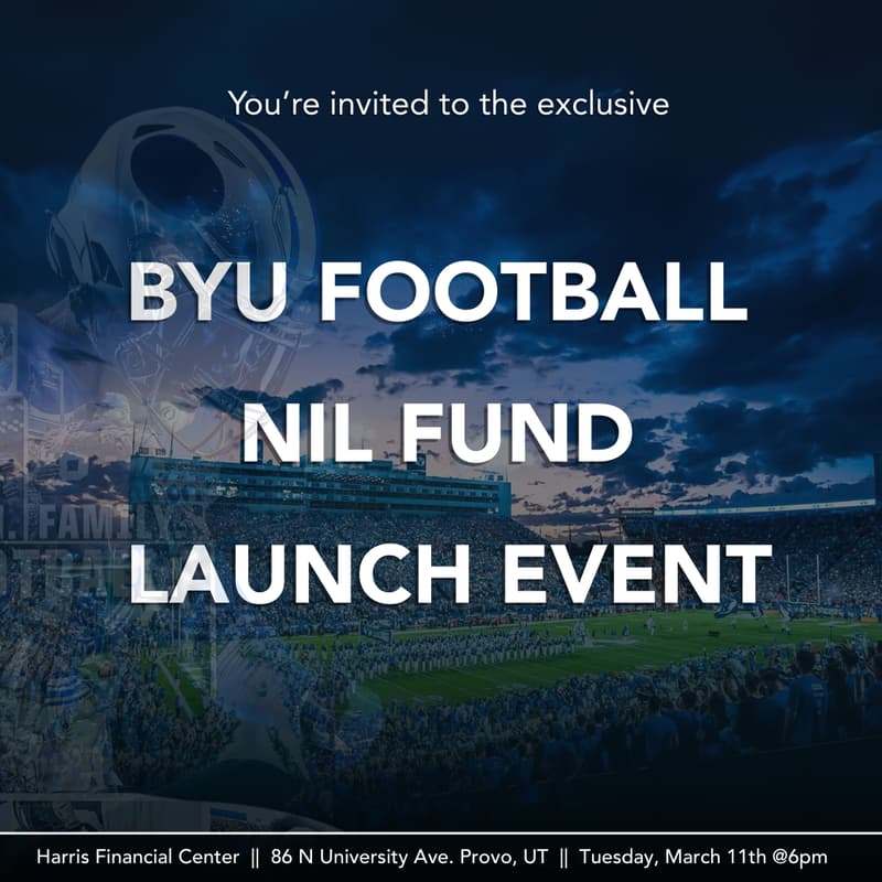 Cover Image for BYU Football NIL Fund Launch Event