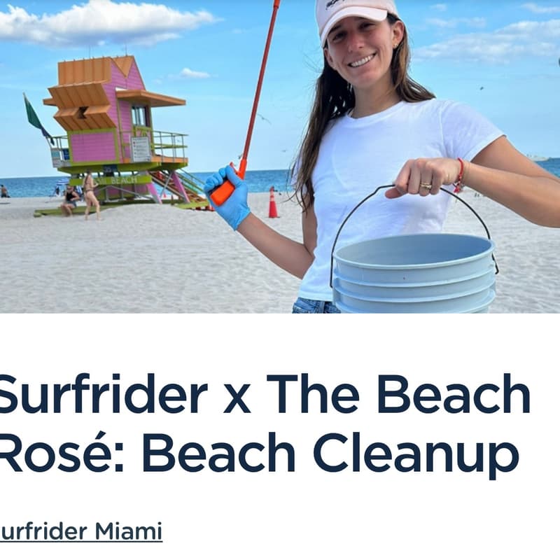 Cover Image for Surfriders X The Beach Rose: Beach Cleanup