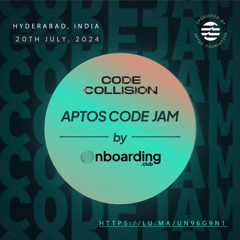 Cover Image for Aptos Code Jam Hyderabad