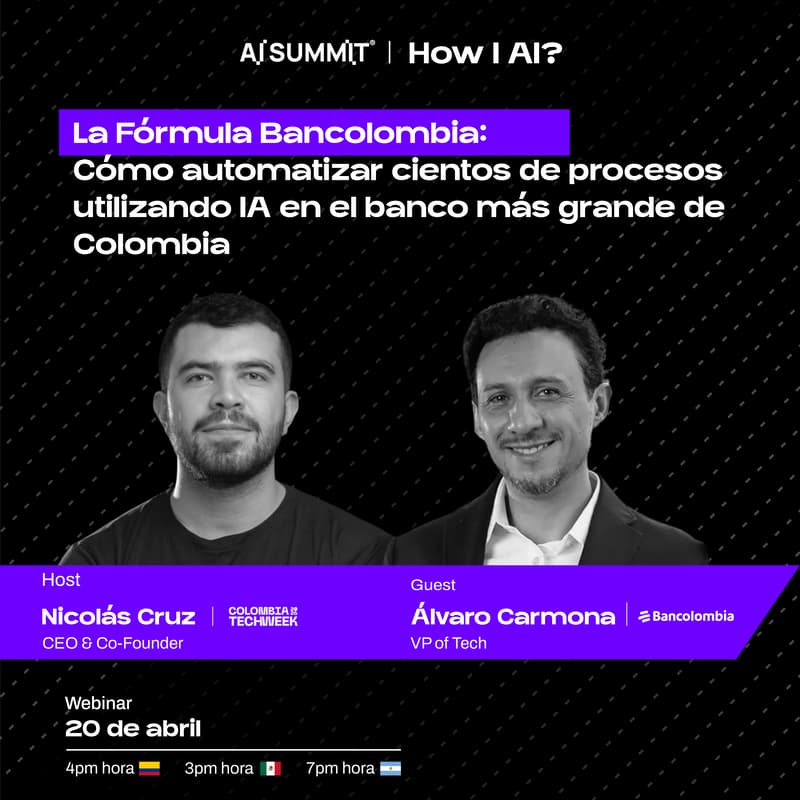 Cover Image for La fórmula Bancolombia: IA en producción en el banco más grande de Colombia