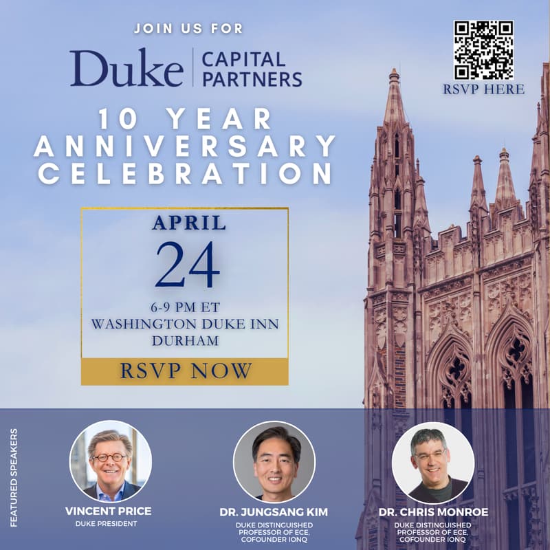 Cover Image for Duke Capital Partners - 10 Year Anniversary Celebration