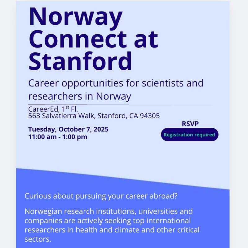 Cover Image for Norway CONNECT at Stanford