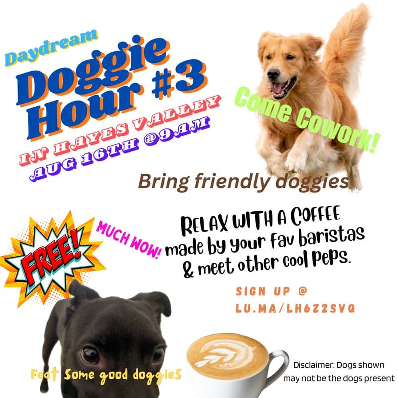 Cover Image for daydream Doggies & CoWorking #3