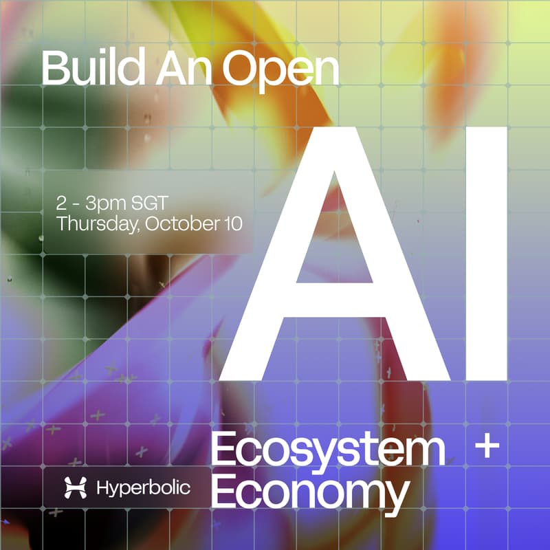 Cover Image for Building an Open AI Ecosystem and Economy by Hyperbolic