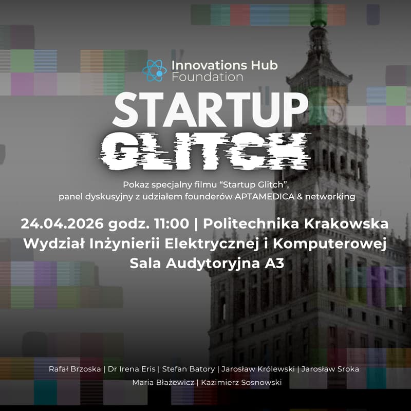 Cover Image for Pokaz specjalny filmu “Startup Glitch” | Panel dyskusyjny & networking