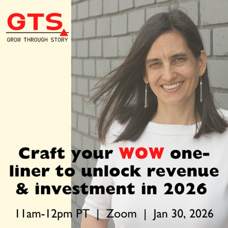 Cover Image for Craft your WOW one-liner to unlock revenue & investment in 2026