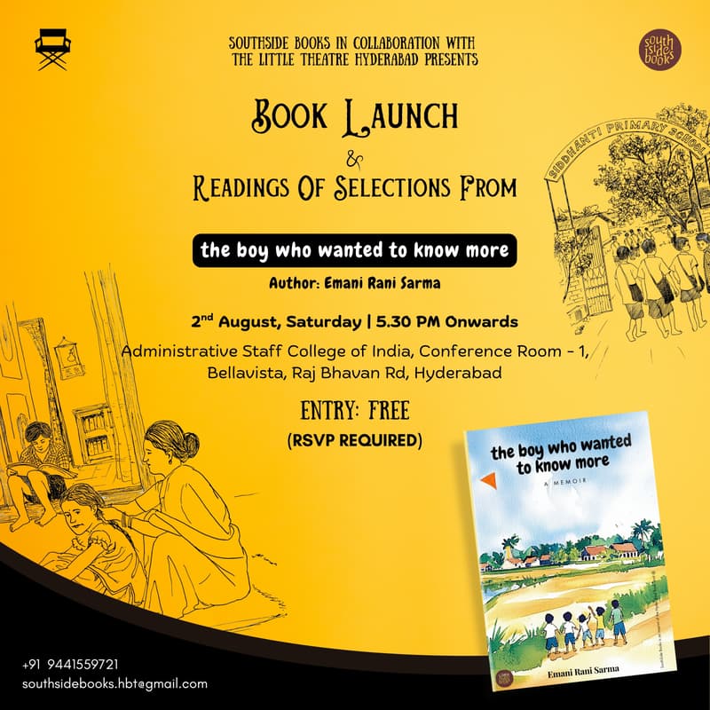 Cover Image for Book Launch & Readings Of Selections From "The Boy Who Wanted To Know More"