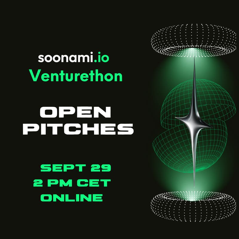 Cover Image for Open Pitches: soonami Venturethon 8  I Sept 29