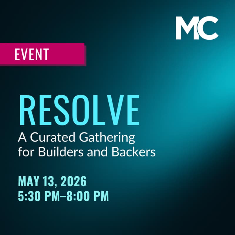 Cover Image for RESOLVE: A Curated Gathering for Builders and Backers
