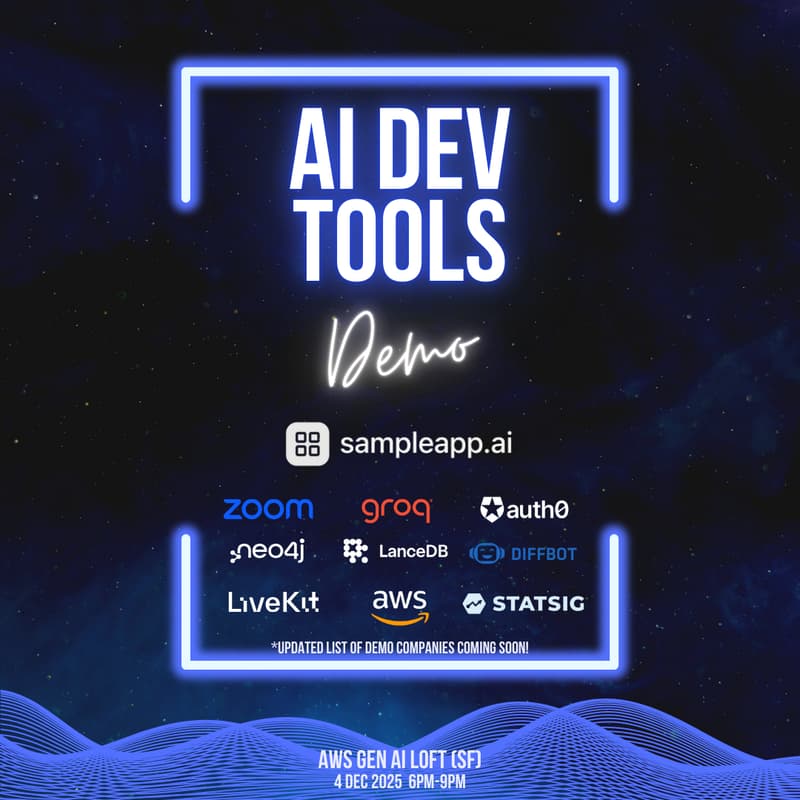 Cover Image for AI Dev Tool Demo Night @ AWS Builder Loft (#3rd Edition)