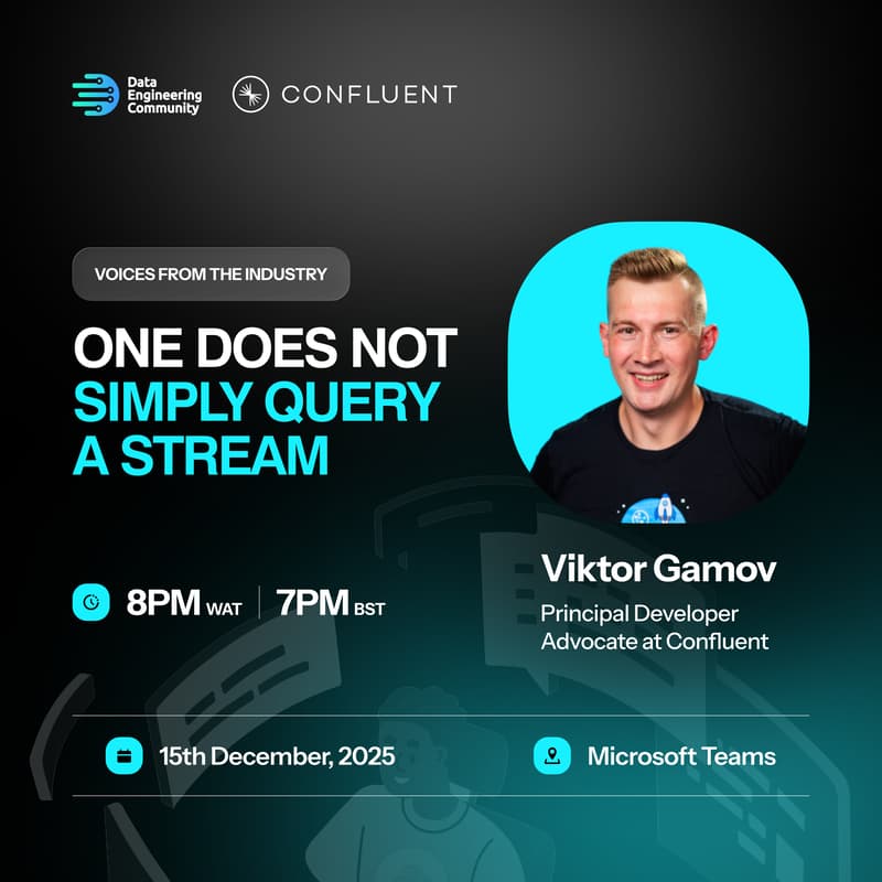 Cover Image for One Does Not Simply Query a Stream