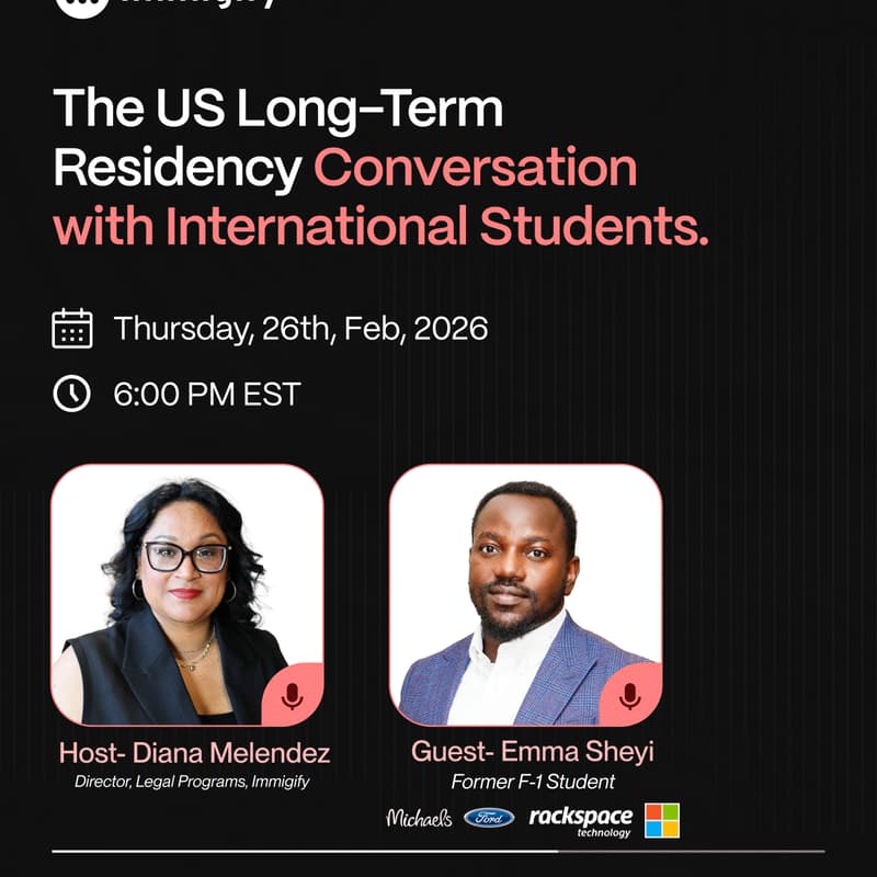 Cover Image for US Long-term Residency Conversation with International Students