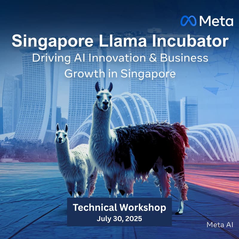 Cover Image for Llama Incubator Program: AI Singapore Tech Workshop