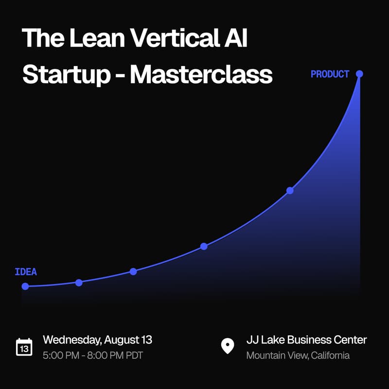 Cover Image for The Lean Vertical AI Startup - Masterclass