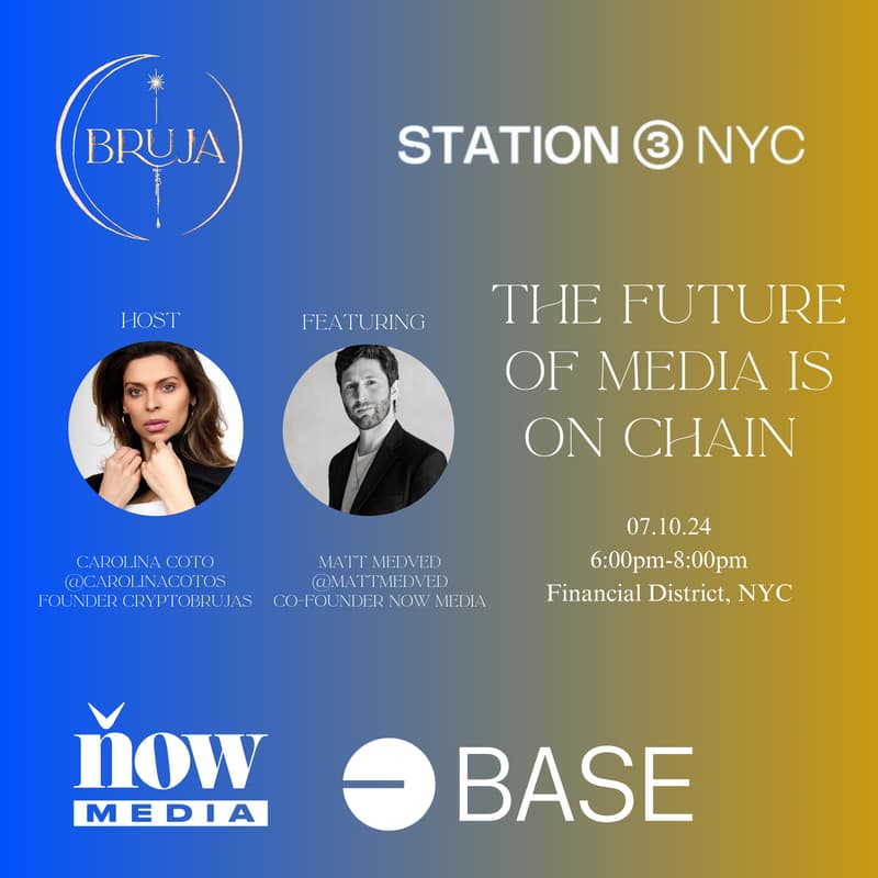 Cover Image for Base Community Meetup: The Future of Media is OnChain.