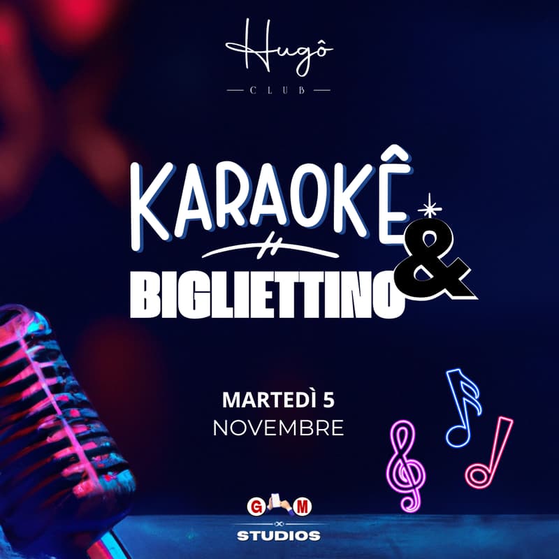 Immagine di copertina per Karaoke Bigliettino 🍷