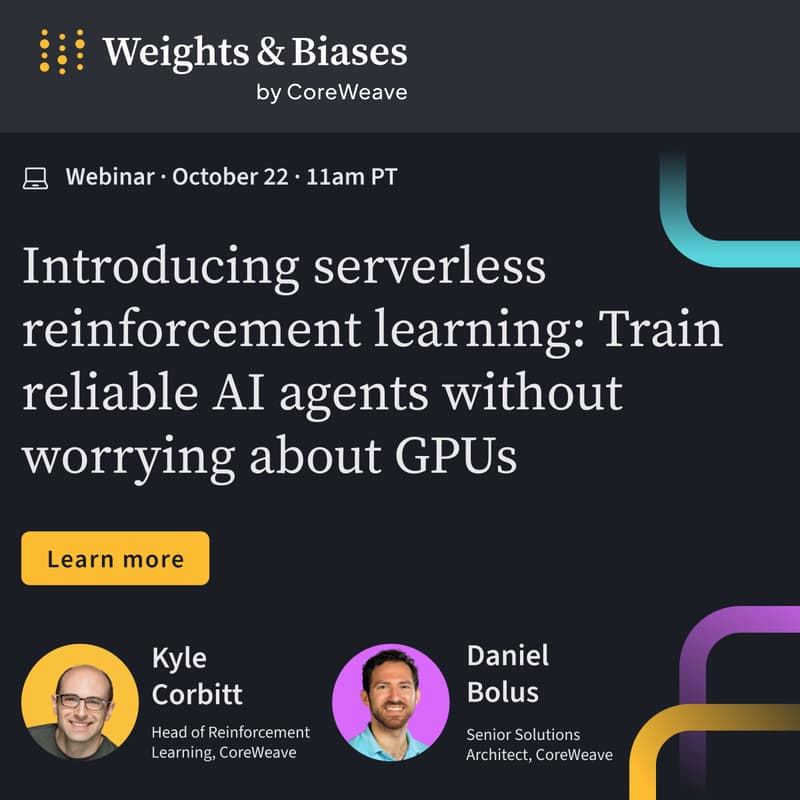 Cover Image for Introducing Serverless RL: Train Reliable AI Agents without Worrying about GPUs