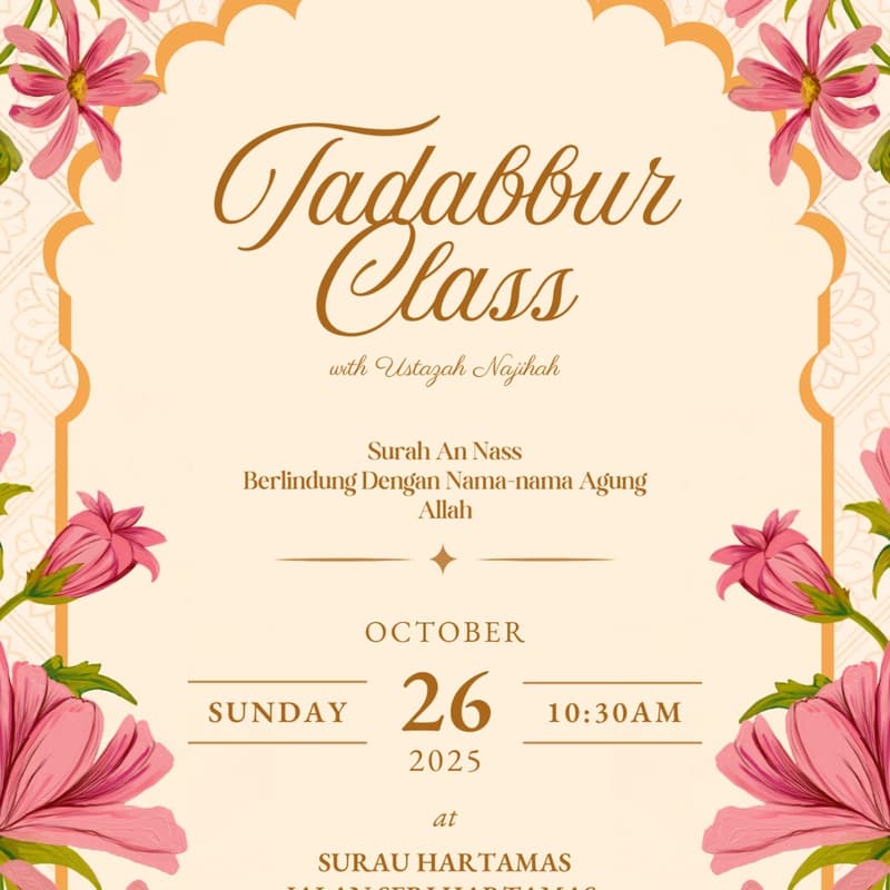 Imej Kulit untuk Tadabbur Surah An Nas With Ustazah Najihah