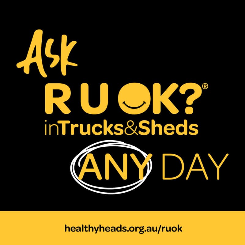 Cover Image for R U OK? in Trucks & Sheds Champions Connect