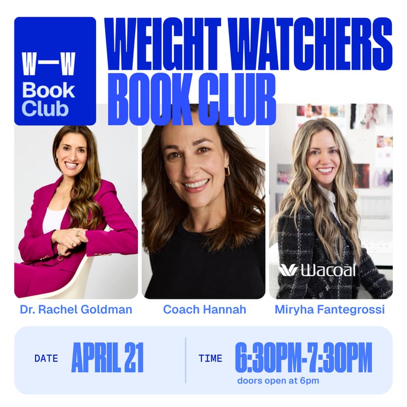 Cover Image for Weight Watchers Book Club: Dr. Rachel Goldman, Author of  When Life Happens