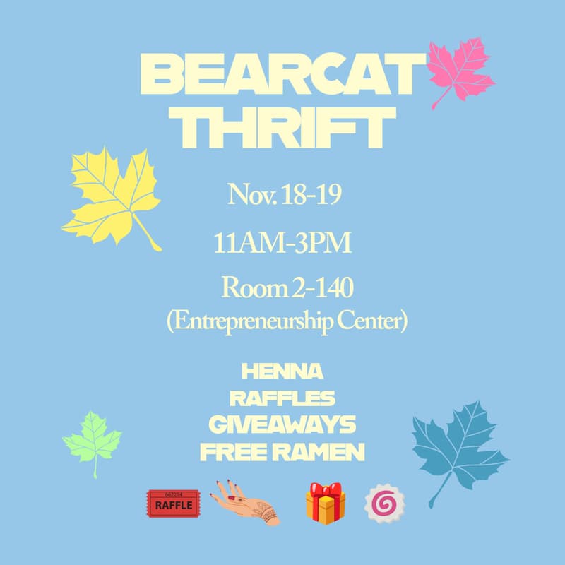 Cover Image for Bearcat Thrift: Fall Pop Up