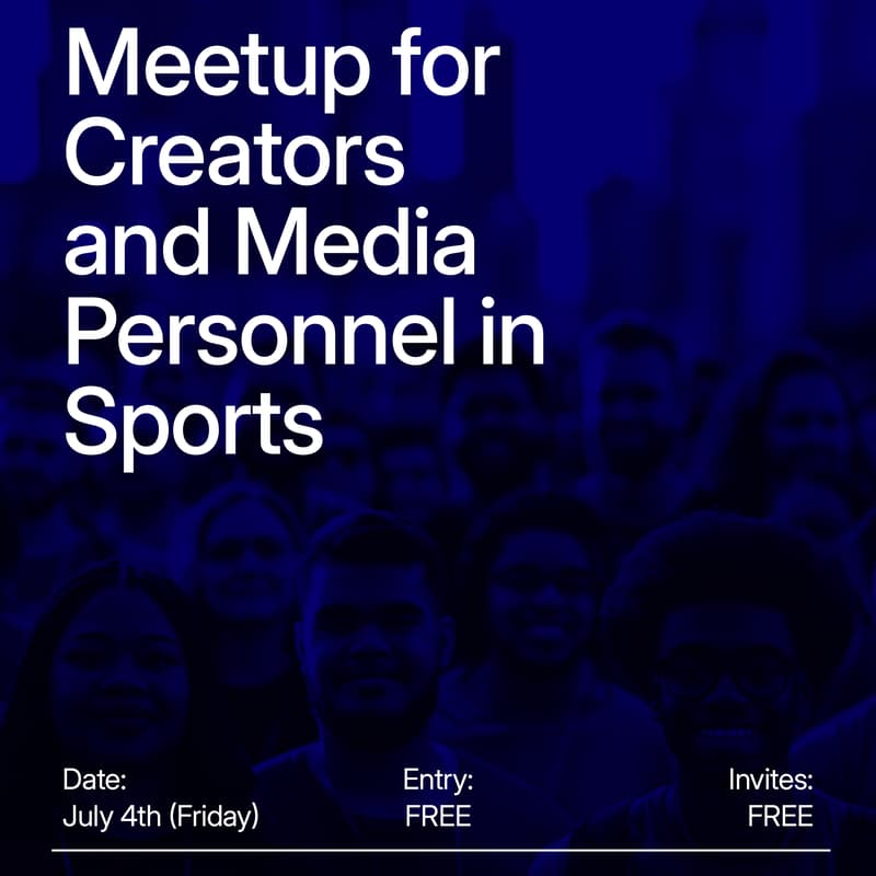 Cover Image for Sports Media and Creative networking event