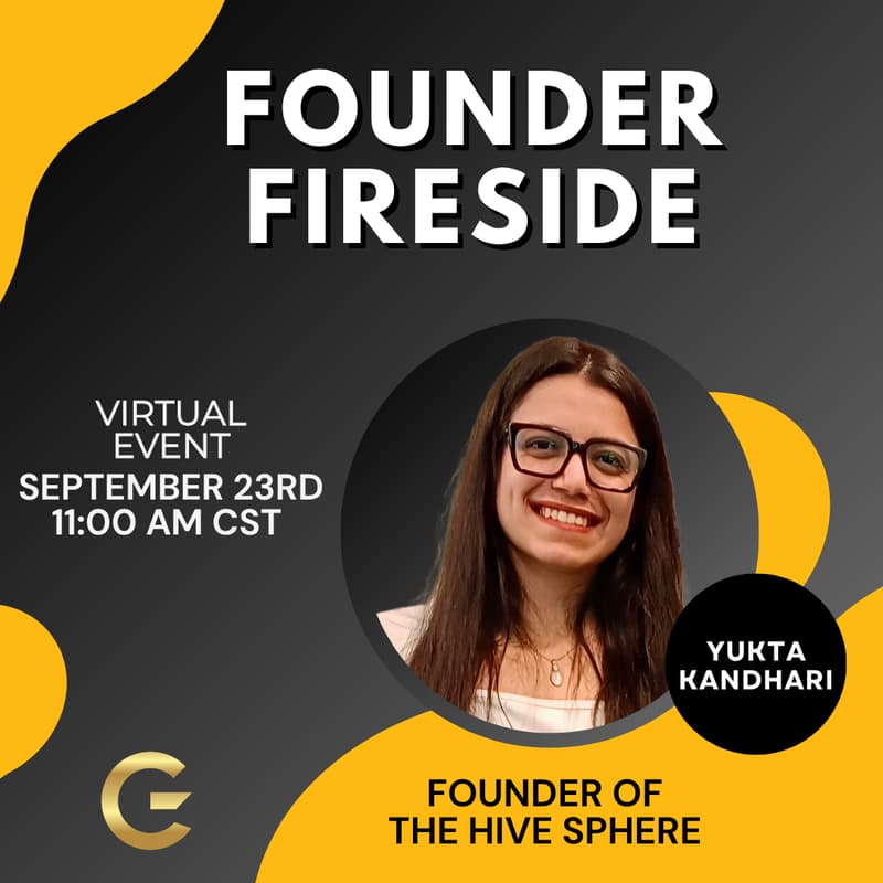 Cover Image for Founder Fireside with Yukta Kandhari