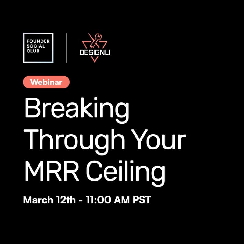Cover Image for Breaking Through Your MRR Ceiling (Zoom)