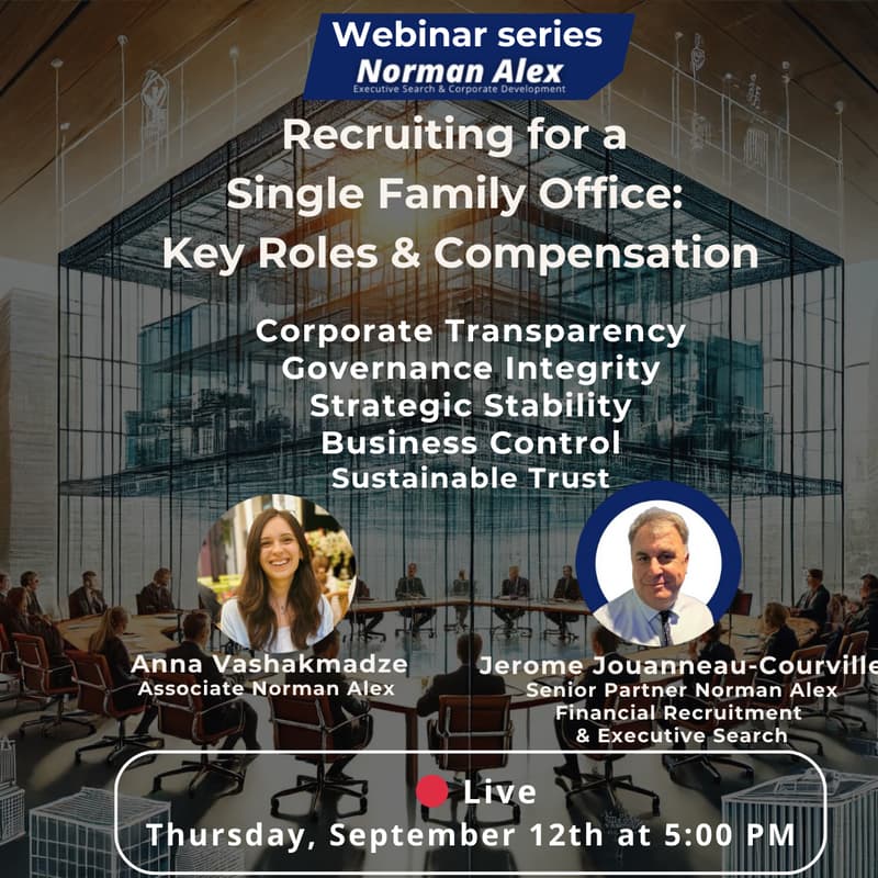 Cover Image for Recruiting for a Single Family Office: Key Roles and Compensation
