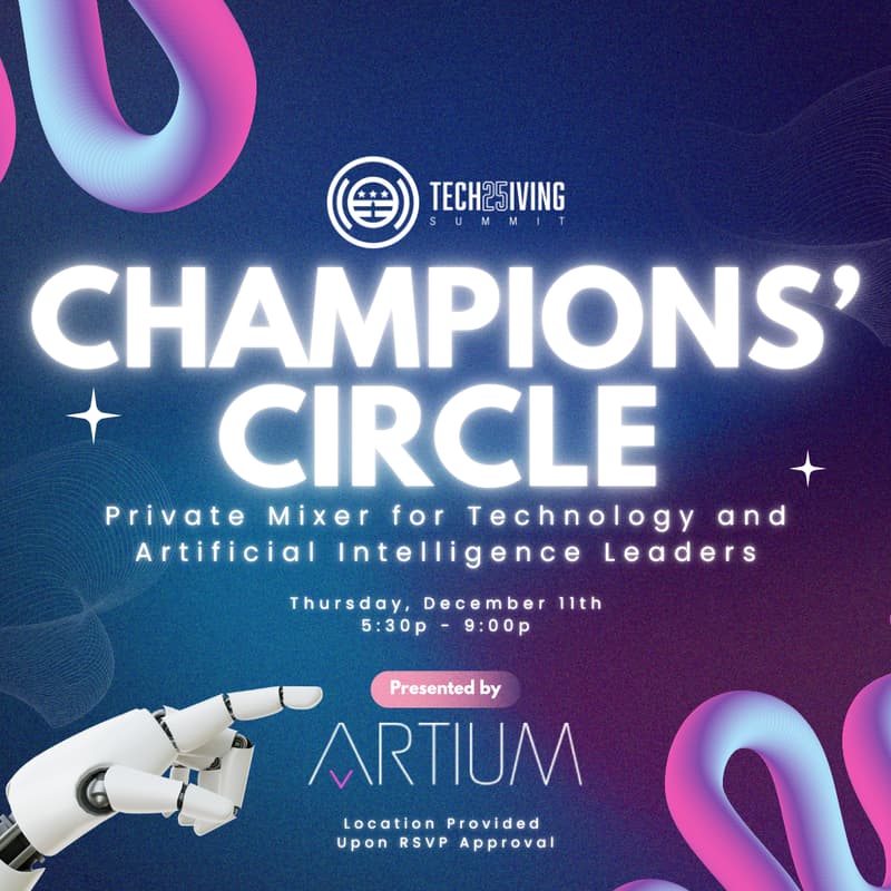 Cover Image for Artium and Techsgiving Champions' Circle: AI Leaders Mixer
