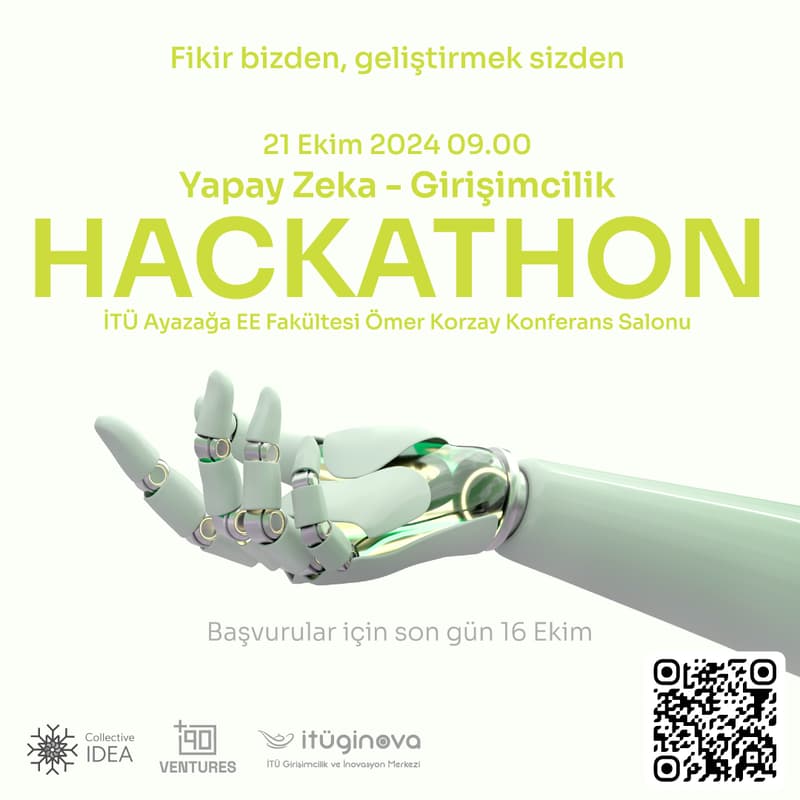 Yapay zeka ve Girişimcilik Hackathon'u // İTÜ için kapak görseli