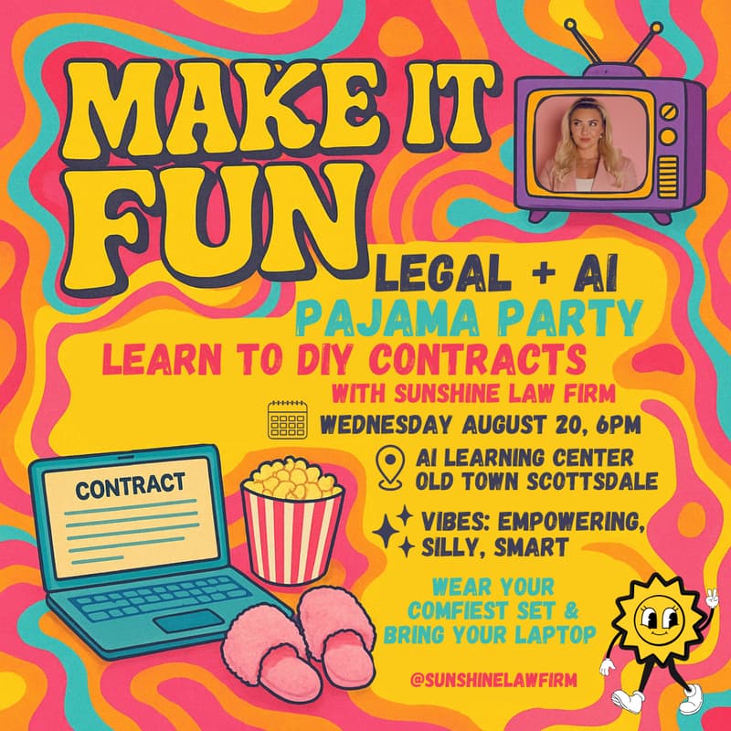 Cover Image for MAKE IT FUN: A Legal + AI Pajama Party