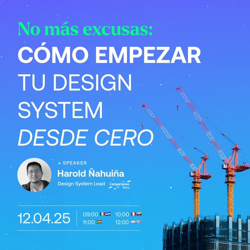 Foto de portada de [Masterclass] No más excusas: Cómo empezar tu Design System desde cero