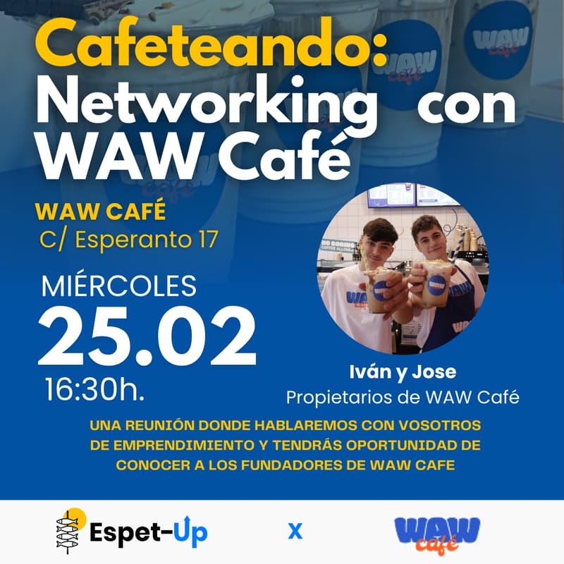 Cover Image for CAFETEANDO: NETWORKING CON WAW CAFÉ