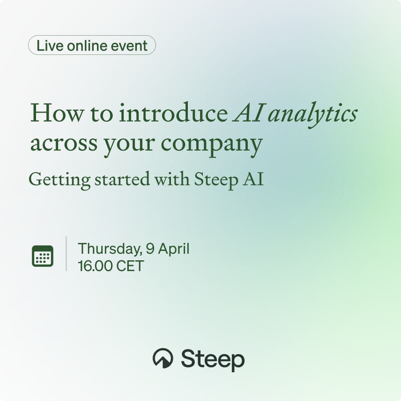 Cover Image for Live online event: How to introduce AI analytics across your company