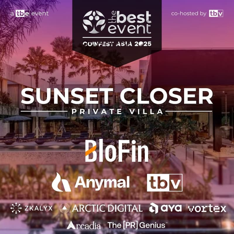 Cover Image for The Best Event: Private Villa - Sunset Closer at Coinfest Asia