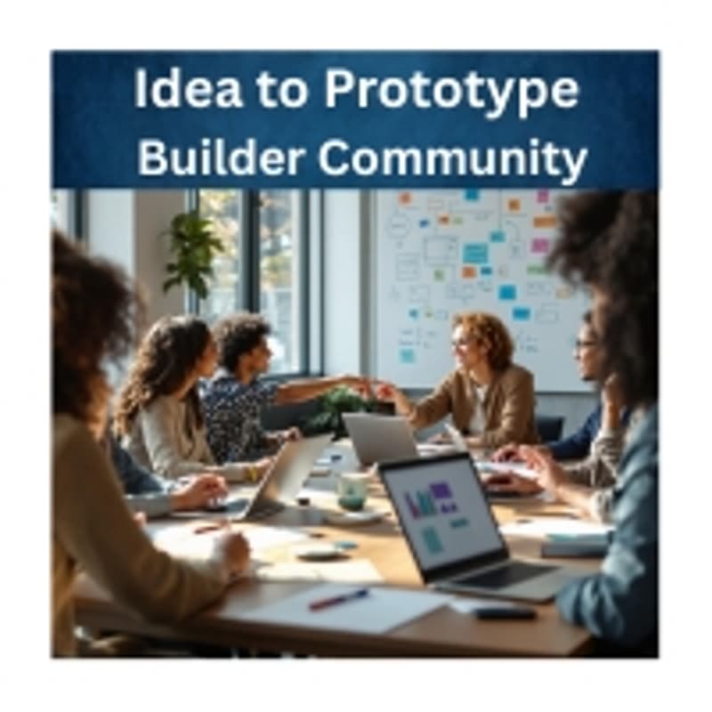 Cover Image for From Idea to Prototype - Builder Community for Non-Technical Founders