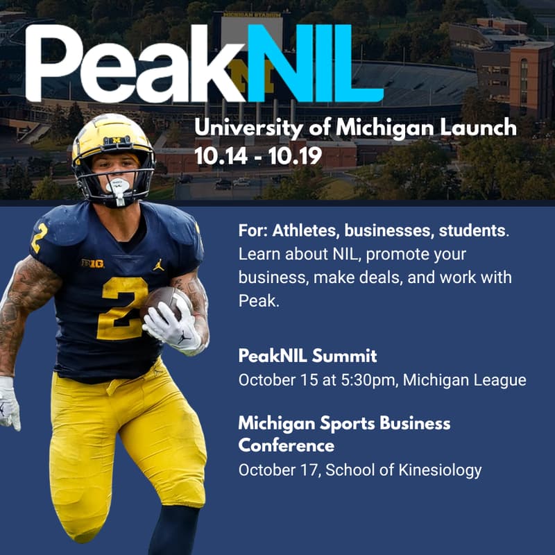 Cover Image for PeakNIL Summit - For Athletes, Businesses and Students