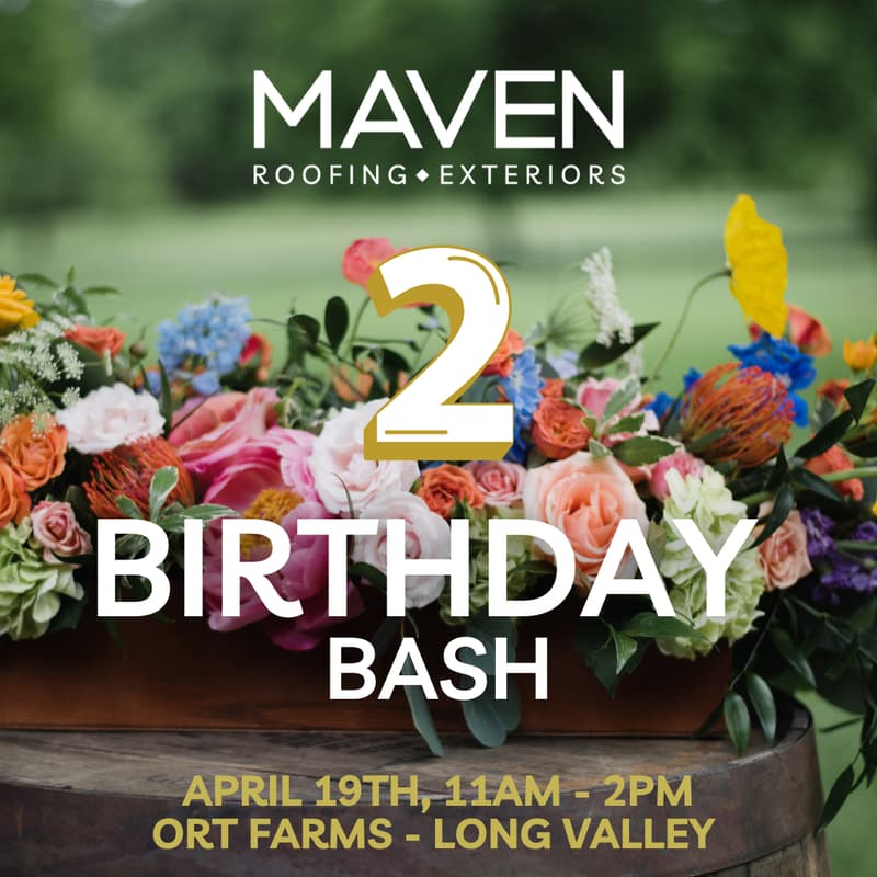 Cover Image for Maven Roofing & Exteriors' Birthday Bash!