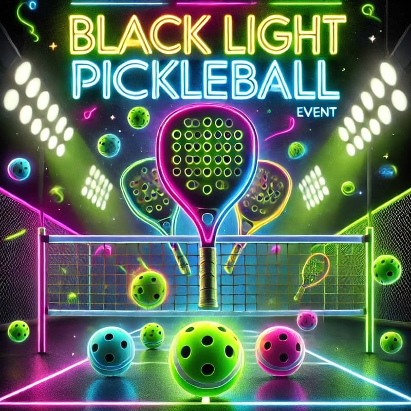 Cover Image for Black Light Pickleball