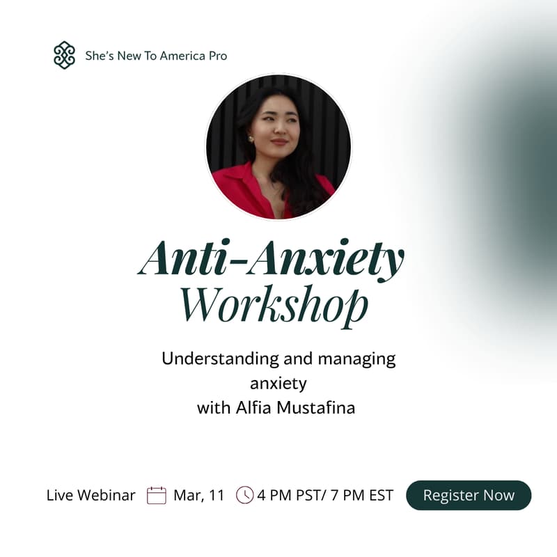 Cover Image for Anti-Anxiety Workshop with Alfiya Mustafina