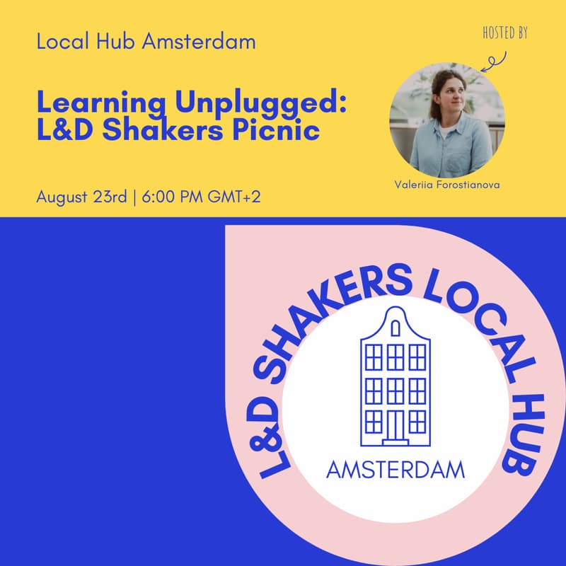 Cover Image for Local Hub Amsterdam - Learning Unplugged: L&D Shaker Picnic