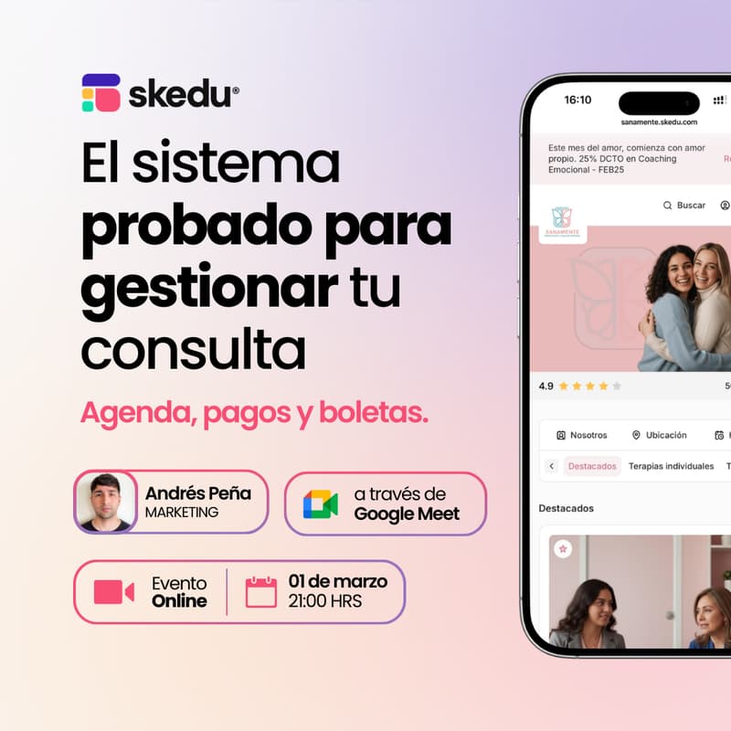 Cover Image for El sistema probado para gestionar tu consulta: Agenda, pagos y boletas.