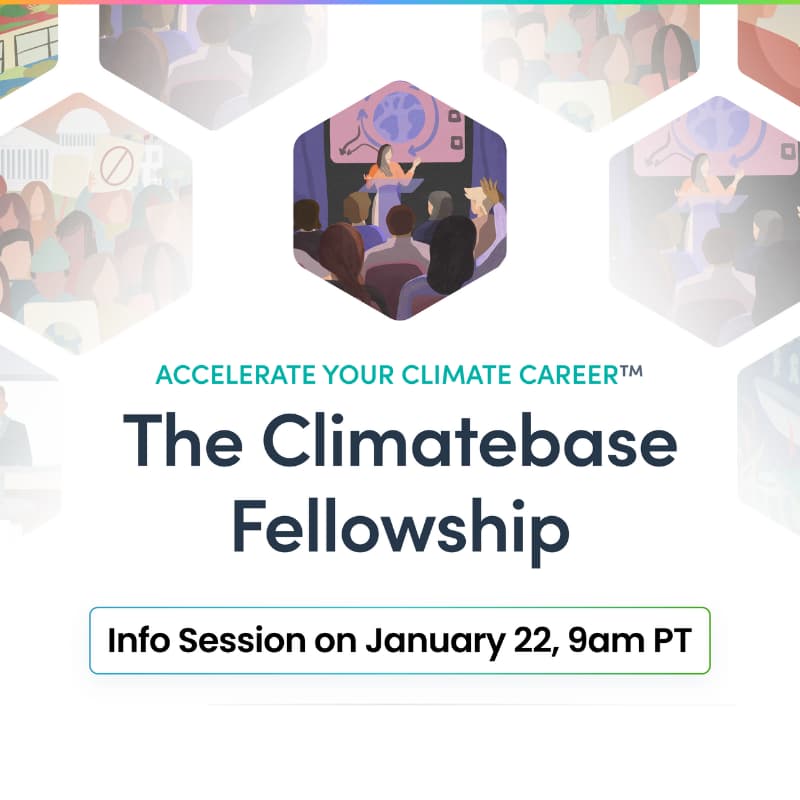 Cover Image for Climatebase Fellowship Info Session: Cohort 9