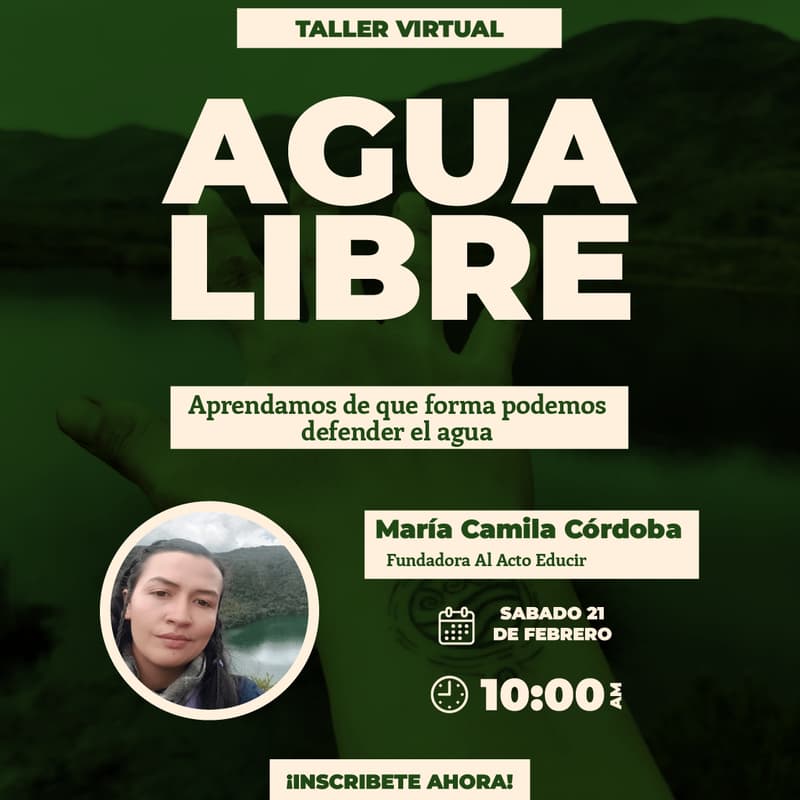 Cover Image for Taller Virtual: Agua Libre - Shambala & Cantoalagua