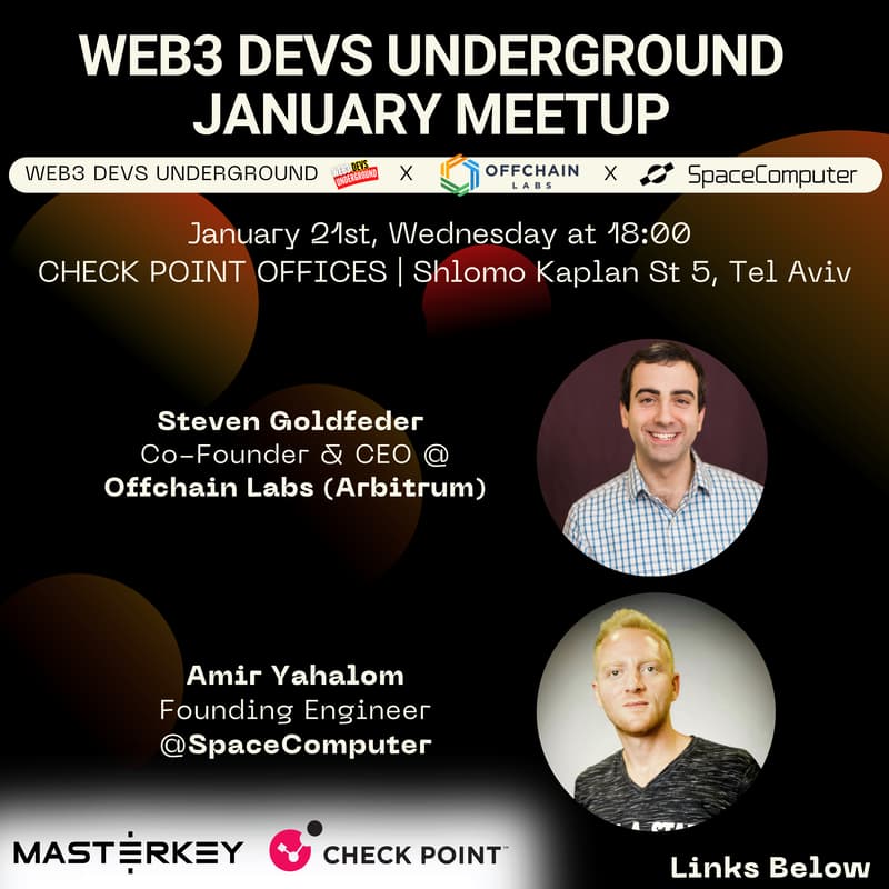 Cover Image for Monthly Meetup of the Web3 Developers Underground community